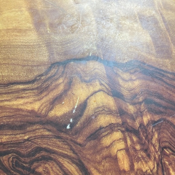 3 American Metalcraft 14" Round Melamine
Serving Board / Charger Faux Olive Wood - Picture 7 of 16